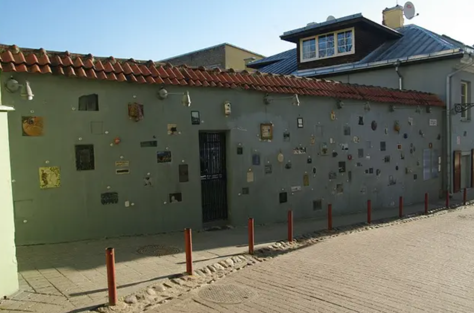 Literatų Street, Vilnius Old Town, Lithuania